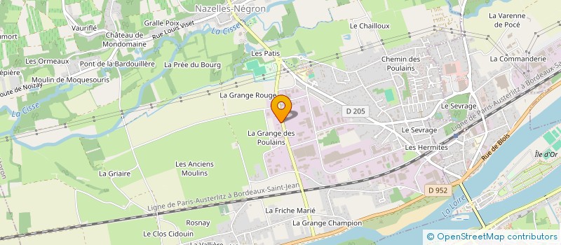 localisation de l'entreprise TRIAGONE  NAZELLES-NEGRON