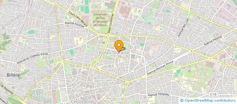 localisation de l'entreprise TRIAL à PAU
