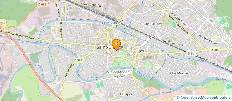 localisation de l'entreprise TRIAL OPTIQUE à SAINT-DIZIER
