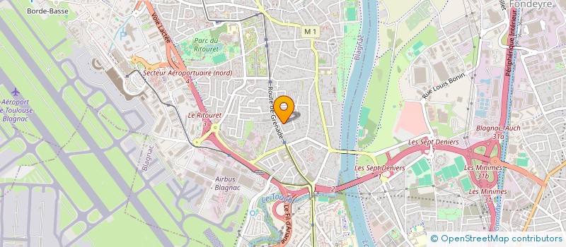 localisation de l'entreprise TRIAL SYSTEM à BLAGNAC