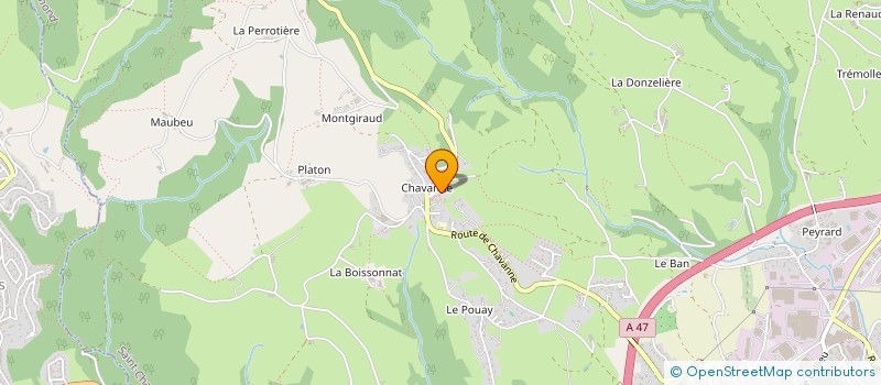 localisation de l'entreprise TRIAL TEAM DU GIER à SAINT-CHAMOND