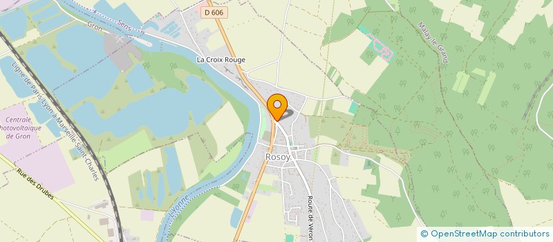 localisation de l'entreprise TRIAMON à SENS