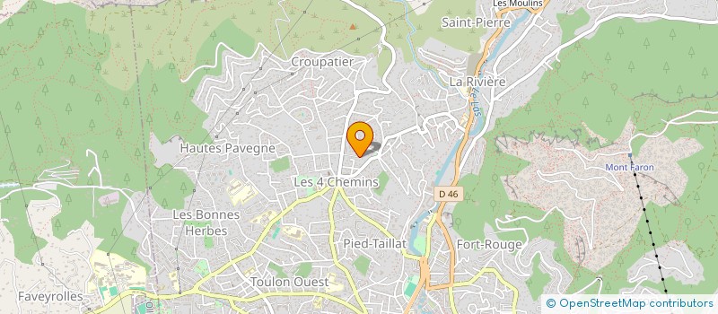 localisation de l'entreprise TRIANA  TOULON