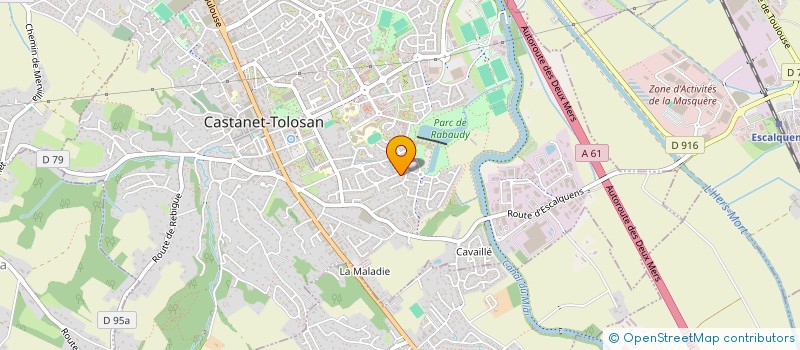 localisation de l'entreprise TRIANA à CASTANET-TOLOSAN