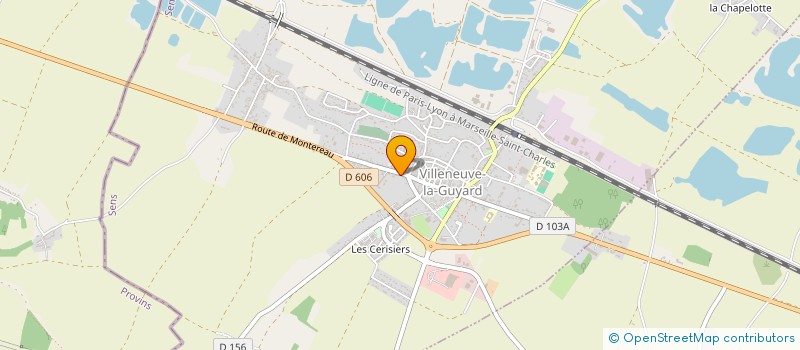localisation de l'entreprise TRIANA à VILLENEUVE-LA-GUYARD