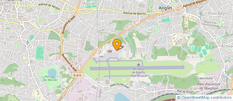 localisation de l'entreprise TRIANA NORD-COLOMBIER  ANGLET