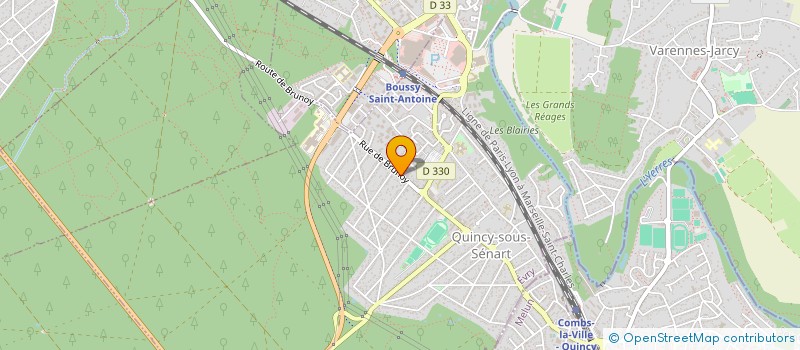 localisation de l'entreprise TRIANBAT  QUINCY-SOUS-SENART