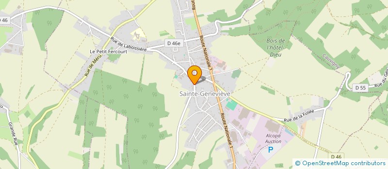 localisation de l'entreprise TRIANE à PIERRELAYE