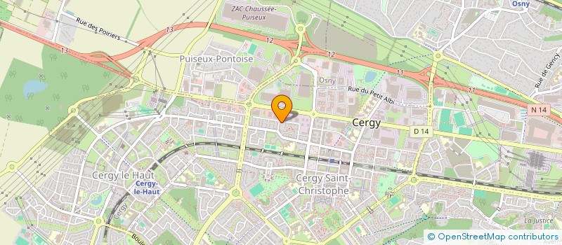 localisation de l'entreprise TRIANGLE 12 à CERGY