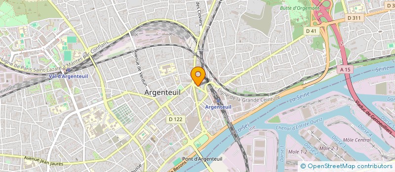 localisation de l'entreprise TRIANGLE à ARGENTEUIL