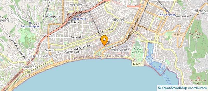 localisation de l'entreprise TRIANGLE à NICE