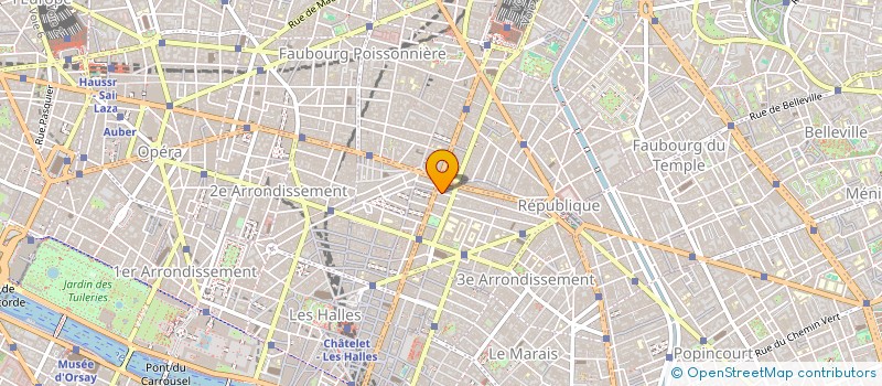 localisation de l'entreprise TRIANGLE  PARIS