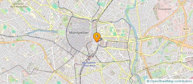 localisation de l'entreprise TRIANGLE à MONTPELLIER
