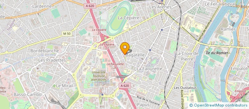 localisation de l'entreprise TRIANGLE à TOULOUSE