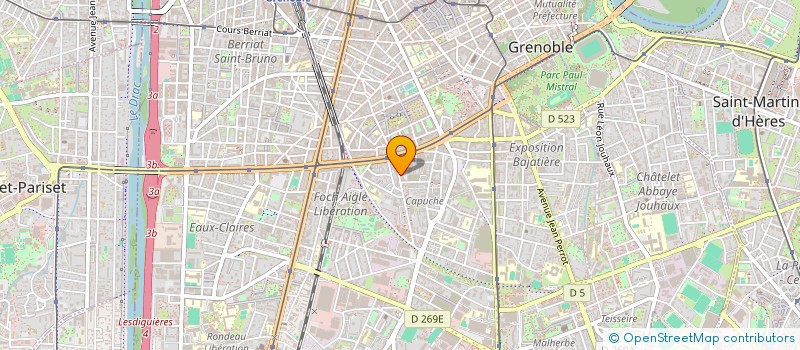 localisation de l'entreprise TRIANGLE  GRENOBLE