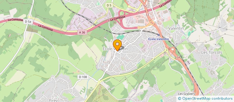localisation de l'entreprise TRIANGLE  ECOLE-VALENTIN