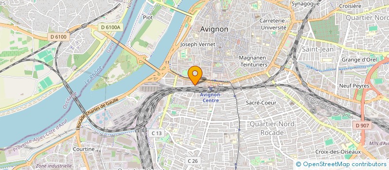 localisation de l'entreprise TRIANGLE  AVIGNON