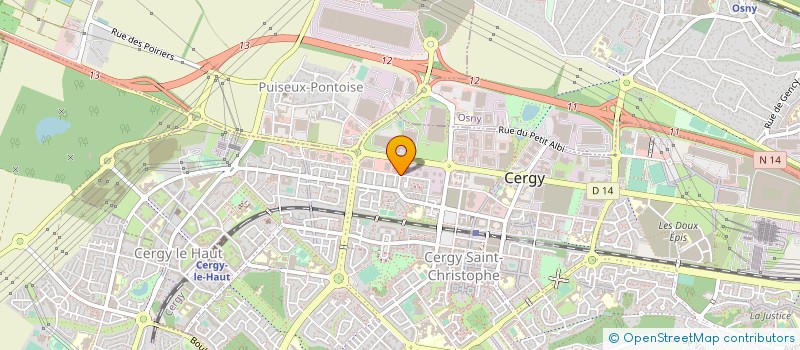 localisation de l'entreprise TRIANGLE 5 à CERGY