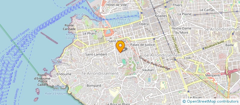 localisation de l'entreprise TRIANGLE 5 à MARSEILLE