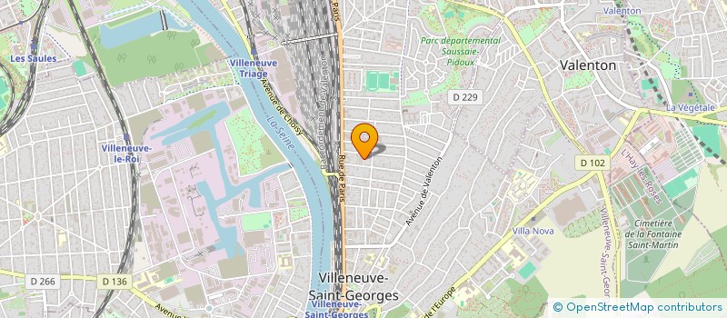 localisation de l'entreprise TRIANGLE CORPORATION à VILLENEUVE-SAINT-GEORGES