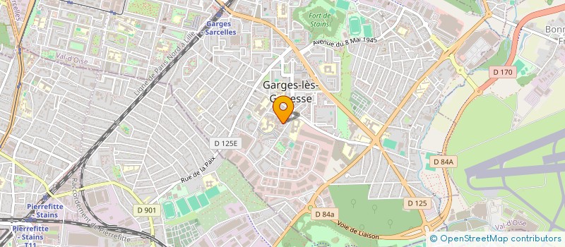 localisation de l'entreprise TRIANGLE D'OR  GARGES-LES-GONESSE