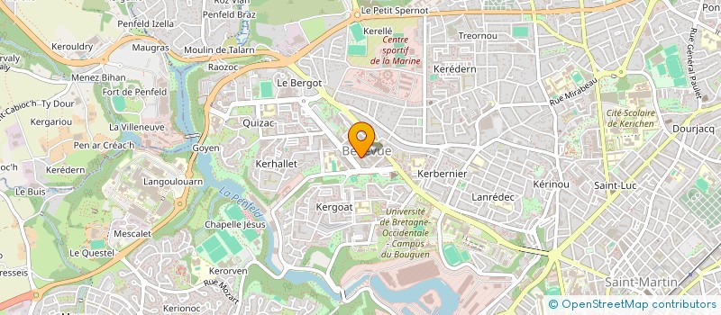 localisation de l'entreprise TRIANGLE DU NELATON à BREST