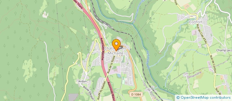 localisation de l'entreprise TRIANGLE ECONOMIQUE DE CHATILLON à VALSERHONE
