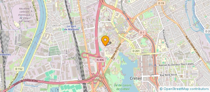 localisation de l'entreprise TRIANGLE EXPRESS  CRETEIL