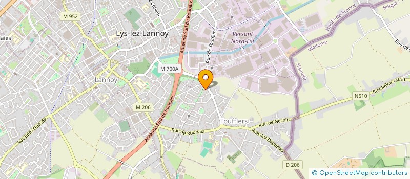 localisation de l'entreprise TRIANGLE FORMATIONS  TOUFFLERS