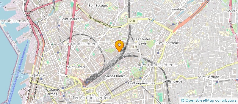 localisation de l'entreprise TRIANGLE FRANCE - ASTERIDES à MARSEILLE