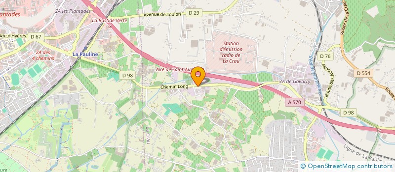 localisation de l'entreprise TRIANGLE IMMO  LA CRAU