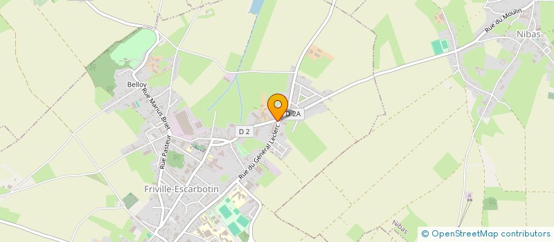 localisation de l'entreprise TRIANGLE INCENDIE à FRIVILLE-ESCARBOTIN