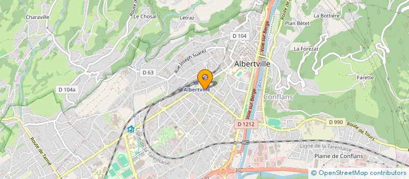 localisation de l'entreprise TRIANGLE INVESTMENT AND CONSULTING CIE à ALBERTVILLE