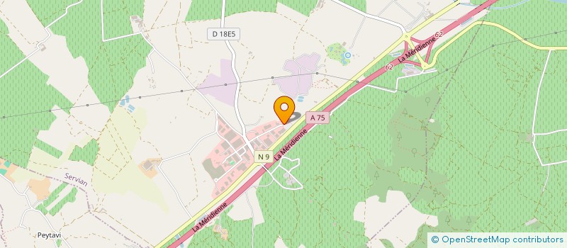 localisation de l'entreprise TRIANGLE LOCATION  SERVIAN