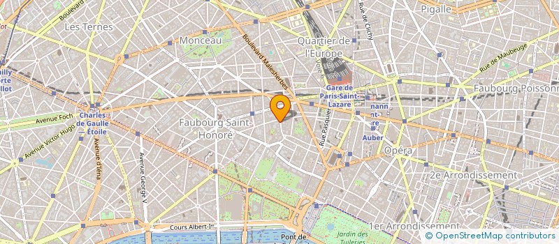 localisation de l'entreprise TRIANGLE MATIGNON à PARIS