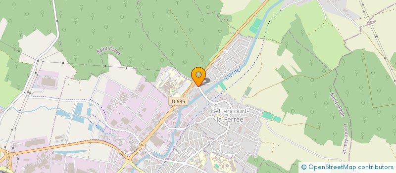 localisation de l'entreprise TRIANGLE MOTORS à BETTANCOURT-LA-FERREE