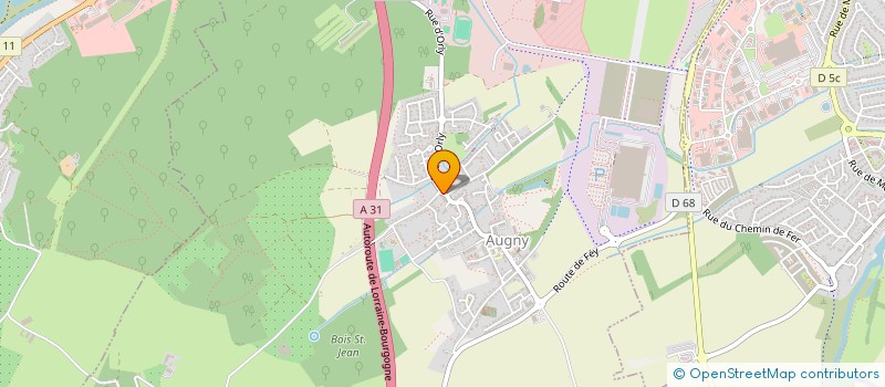 localisation de l'entreprise TRIANGLE PRODUCTIONS  AUGNY