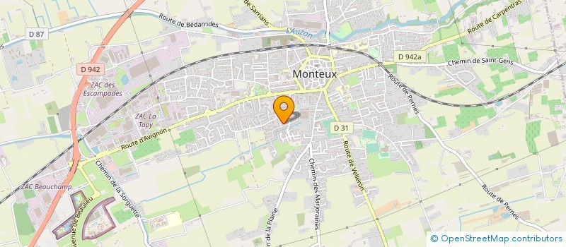 localisation de l'entreprise TRIANGLE RENOV  MONTEUX