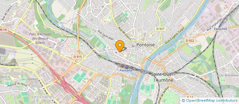 localisation de l'entreprise TRIANGLE TELECOM à PONTOISE