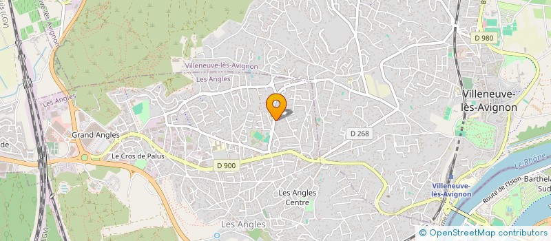 localisation de l'entreprise TRIANGLE2PRO  LES ANGLES