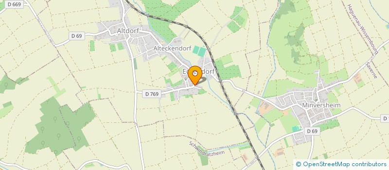 localisation de l'entreprise TRIANN  DUNTZENHEIM