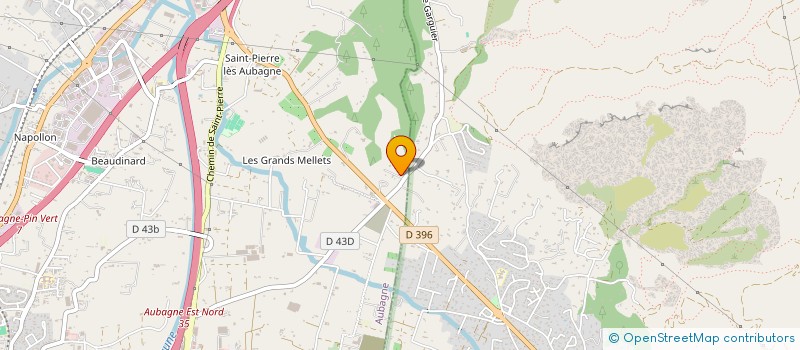 localisation de l'entreprise TRIANO FINANCE à AUBAGNE