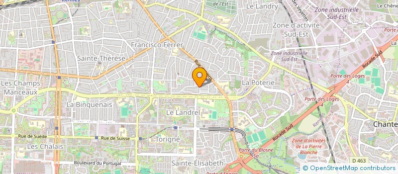 localisation de l'entreprise TRIANON  RENNES