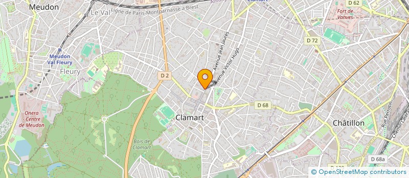 localisation de l'entreprise TRIANON CUIR  CLAMART