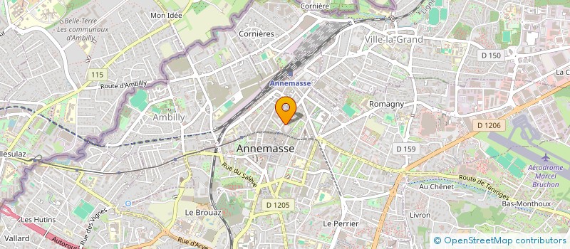 localisation de l'entreprise TRIANON FRANCE INVESTISSEMENT à ANNEMASSE