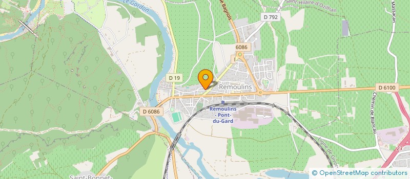 localisation de l'entreprise TRIANTIN 2  REMOULINS