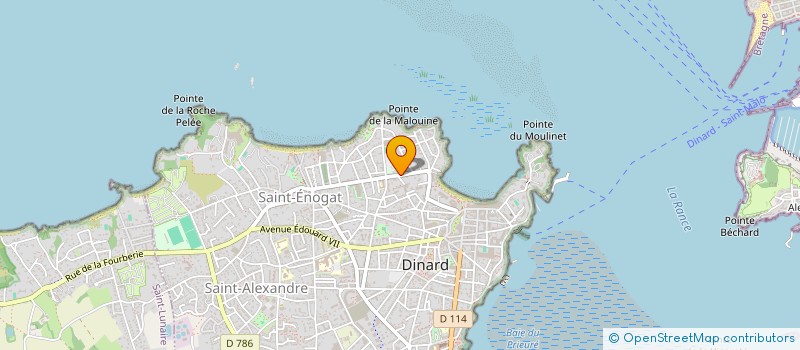 localisation de l'entreprise TRIAOUI  DINARD