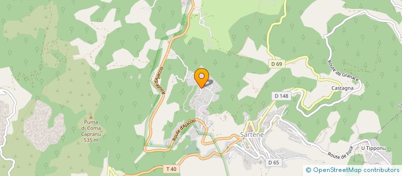 localisation de l'entreprise TRIARCA  SARTENE