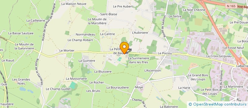 localisation de l'entreprise TRIATEC  COUERON
