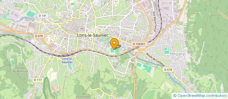 localisation de l'entreprise TRIATH'LONS à LONS LE SAUNIER